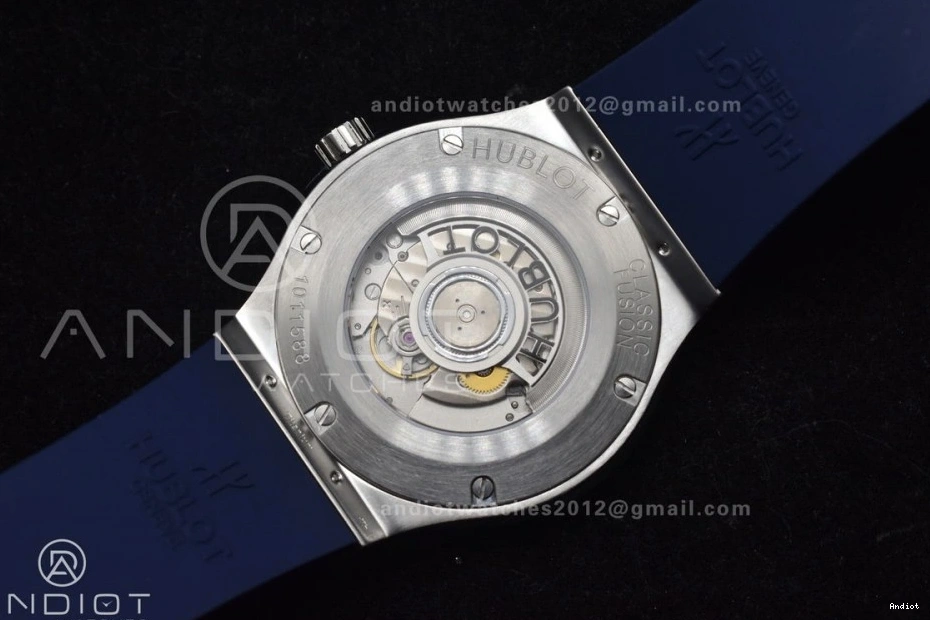 Edition Blue 1:1 SS A2892 Gummy Fusion HBF Classic Dial 42mm Strap Best On Blue 0313